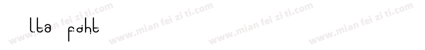 Alta font字体转换